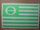 Vintage Black Light Poster Love Peace Ecology Flag 1970's Inv#g2156