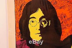 Vintage Black-Light Poster Lennon & Yoko Innocence is Invulnerable Joe Roberts