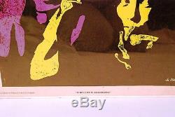 Vintage Black-Light Poster Lennon & Yoko Innocence is Invulnerable Joe Roberts
