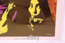 Vintage Black-Light Poster Lennon & Yoko Innocence is Invulnerable Joe Roberts