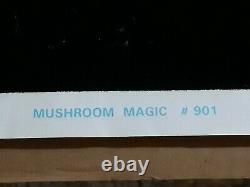 Vintage Black Light Poster Mushroom Magic #901
