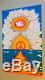 Vintage Black Light Poster Peaceful Dawning Psychedelic Scheinman Dove Peace