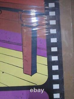 Vintage Black Light Poster Pinocchio parody 1972 (Damaged) Inv#G7552