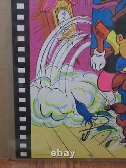 Vintage Black Light Poster Pinocchio parody 1972 Inv#G1129