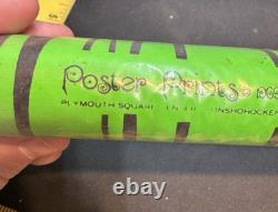 Vintage Black Light Poster The Burden Of Life Is Love 1969 POSTER PRINTS RARE