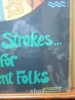 Vintage Black Light Poster Zodiac Different strokes differ folks 1971 Inv#G2829
