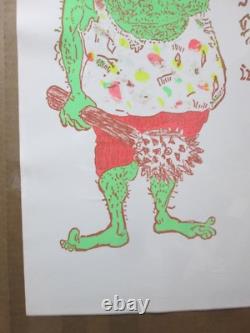 Vintage Black Light Valley of the valley of shadows Son Of a Bitch 70s Inv#G3588