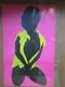Vintage Black Light Black Is Beautiful Lovely 1971 Inv#g7573