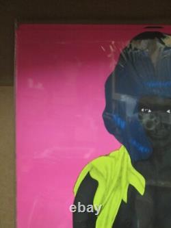 Vintage Black Light black is beautiful Lovely 1971 Inv#G7573