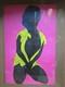 Vintage Black Light Black Is Beautiful Lovely 1971 Inv#g7579