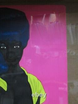 Vintage Black Light black is beautiful Lovely 1971 Inv#G7579
