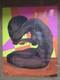 Vintage Black Light Black Is Beautiful Sister 1970's Inv#g7561