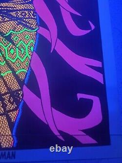 Vintage Black Magic Woman Ashe 1971 Original Blacklight Poster 23x35 Nude