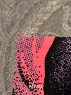 Vintage Black Panther Blacklight Poster 1973 Flocked Pro Arts Panther Cave 28x20