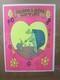 Vintage Black Light Poster Friendship Is Another Kind Of Love 1971 Inv#g4089