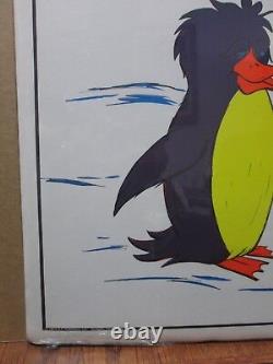 Vintage Black light Poster Jonathan Livingston Penguin 1974 G1752