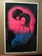Vintage Black Lovers Black Light Poster Original 1971 729