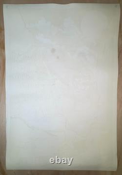 Vintage Blacklight Head Shop Poster 70s Caveman Prehistoric USA Rare