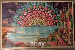 Vintage Blacklight Poster 1968 Enchanted World Celestial Arts 23x35 Inches