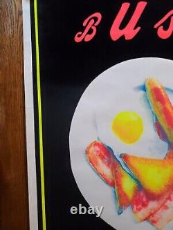 Vintage Blacklight Poster Bush Egg On Your Face #880 Gavin Rosdale 90's Alt 1996