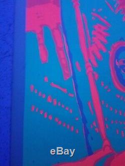 Vintage Blacklight Poster Gathering Of The Tribes George Catlin Summer Of Love