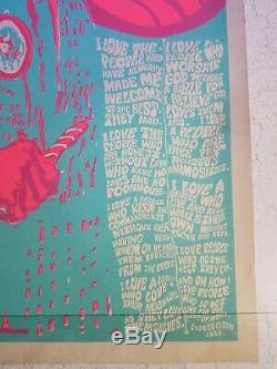 Vintage Blacklight Poster Gathering Of The Tribes George Catlin Summer Of Love