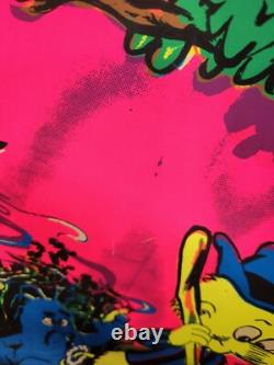 Vintage Blacklight Poster POGO POSSUM Swamp Party Hippie Underground 28 x 22