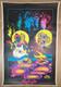Vintage Blacklight Poster Rock On Mice Psychedelic Petagno Saladin 23x34