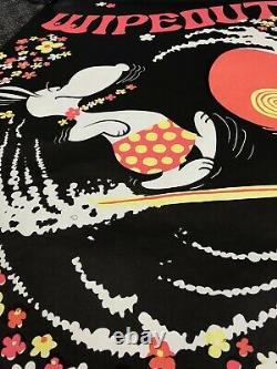 Vintage Blacklight Poster SNOOPY Surfing Wipeout 70s psychedelic ACME PREMIUM