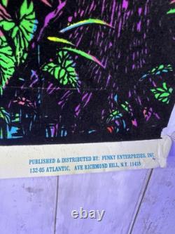 Vintage Blacklight Poster Swamp Mirage #984 Tree Funky Enterprises Imperfect