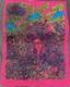 Vintage Blacklight Poster Sweet Cream Ladies Psychedelic Pin-up Collage Abstract