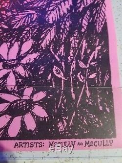 Vintage Blacklight Poster Synthetic Trips In The Evening Mscully McCully 1970