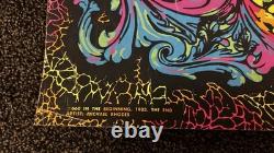 Vintage Blacklight Poster The Third Eye In The Beginning Michael Rhode 1983