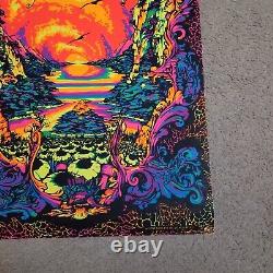 Vintage Blacklight Poster The Third Eye In the Beginning Michael Rhode 1971 1983