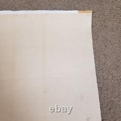 Vintage Blacklight Poster The Third Eye In the Beginning Michael Rhode 1971 1983