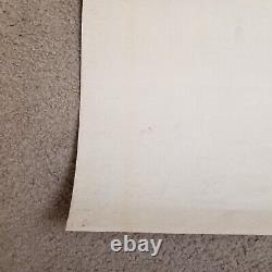 Vintage Blacklight Poster The Third Eye In the Beginning Michael Rhode 1971 1983