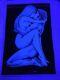 Vintage Blue Passion Blacklight Poster 1970 Original 21x32 Houston 11b44 Nude