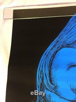 Vintage Blue Passion Blacklight Poster 1970 Original 21x32 Houston 11B44 Nude