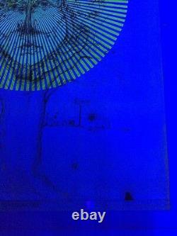 Vintage Bob O P Dylan Tree 1960's Original Blacklight Poster 22x28 Very Rare