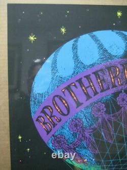 Vintage Brotherhood Ballon Black Light Poster 1971 In#G6038