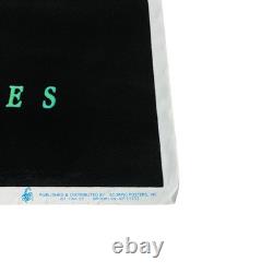 Vintage Bruce Lee Dragon Eyes Flocked Velvet 23x35 Blacklight Poster Scorpio