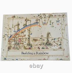 Vintage Building A Rainbow Poster Studio One Robert Putz Original Hippie 1976