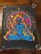 Vintage Burnin Budah 1970 Black Light Poster 28x21