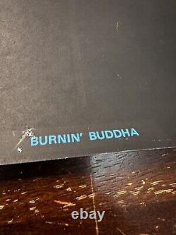 Vintage Burnin Budah 1970 Black light Poster 28x21