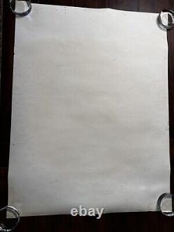 Vintage Burnin Budah 1970 Black light Poster 28x21