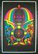 Vintage Celestial Odyssey Blacklight Poster Psychedelic Alien Tech 1972 Nos