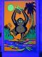Vintage Cool Blacklight Poster It's My Thing Crazy Dancing Gorilla Monkey Banana