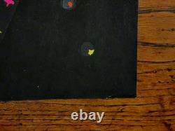Vintage COSMIC Blacklight Poster 1970 Houston Galaxy Ying Yang Eye Space Trippin