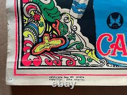 Vintage California Boy 1970 John Charles Psychedelic Black Light Poster