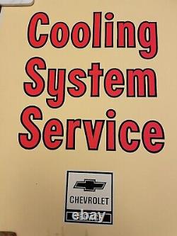 Vintage Chevrolet Blacklight Poster Ultra Glow Chevy Cooling System Service
